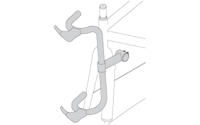 Retirez le guidon de la potence